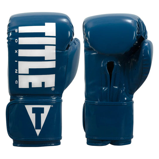 TITLE Boxing Inferno Intensity Elastic Training Boxing Gloves Blue